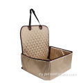 Дорожная сумка-переноска для сиденья для домашних животных Кровать в машине для собак